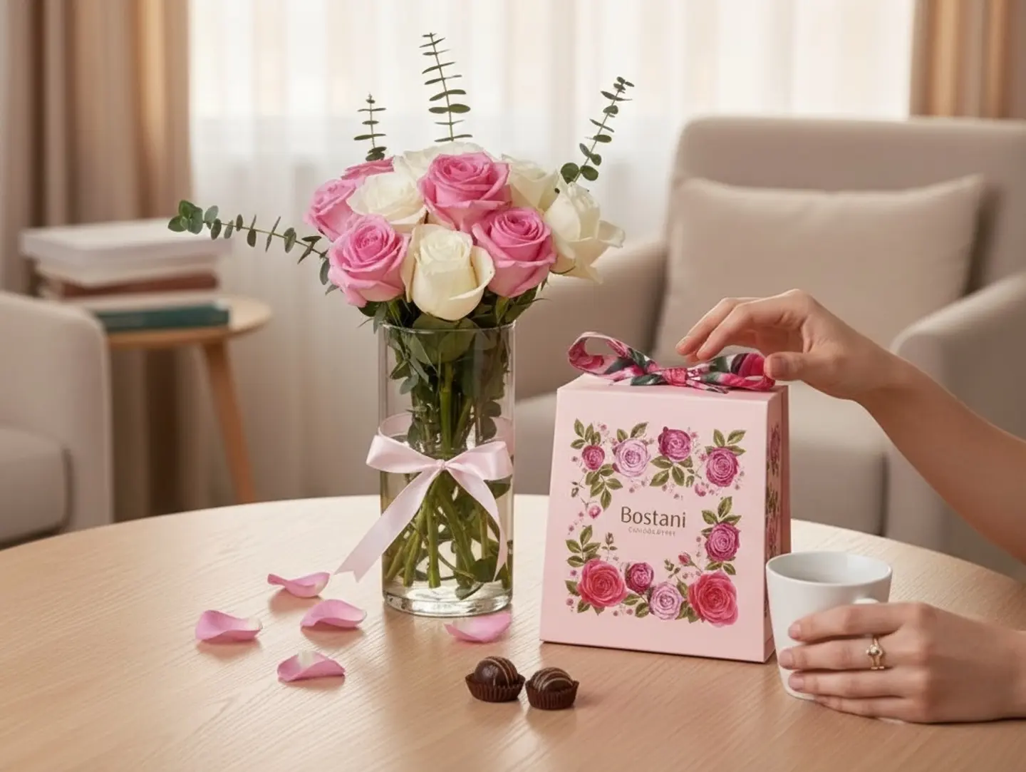 Vase With Chocolate Bostani 14