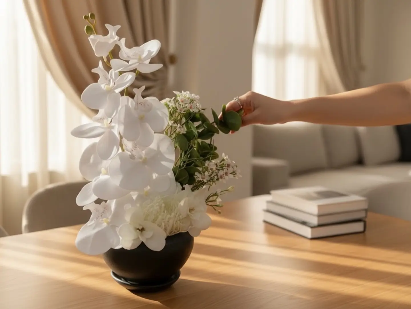 Vase Artifcal Flower 02