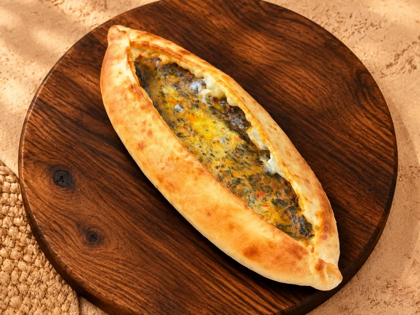 فطيرة سبانخ بالبيض