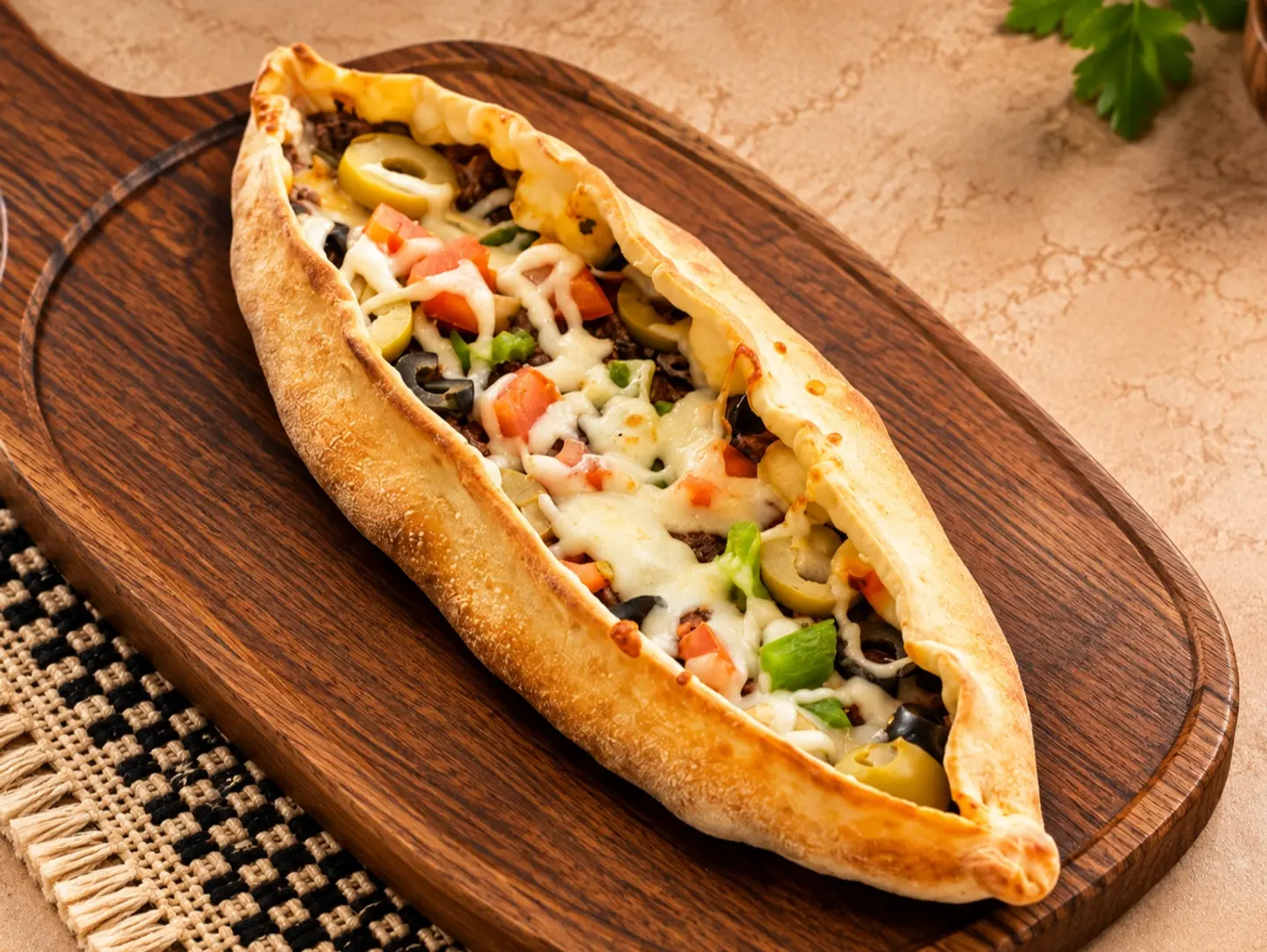 فطيرة سبانخ مشكل