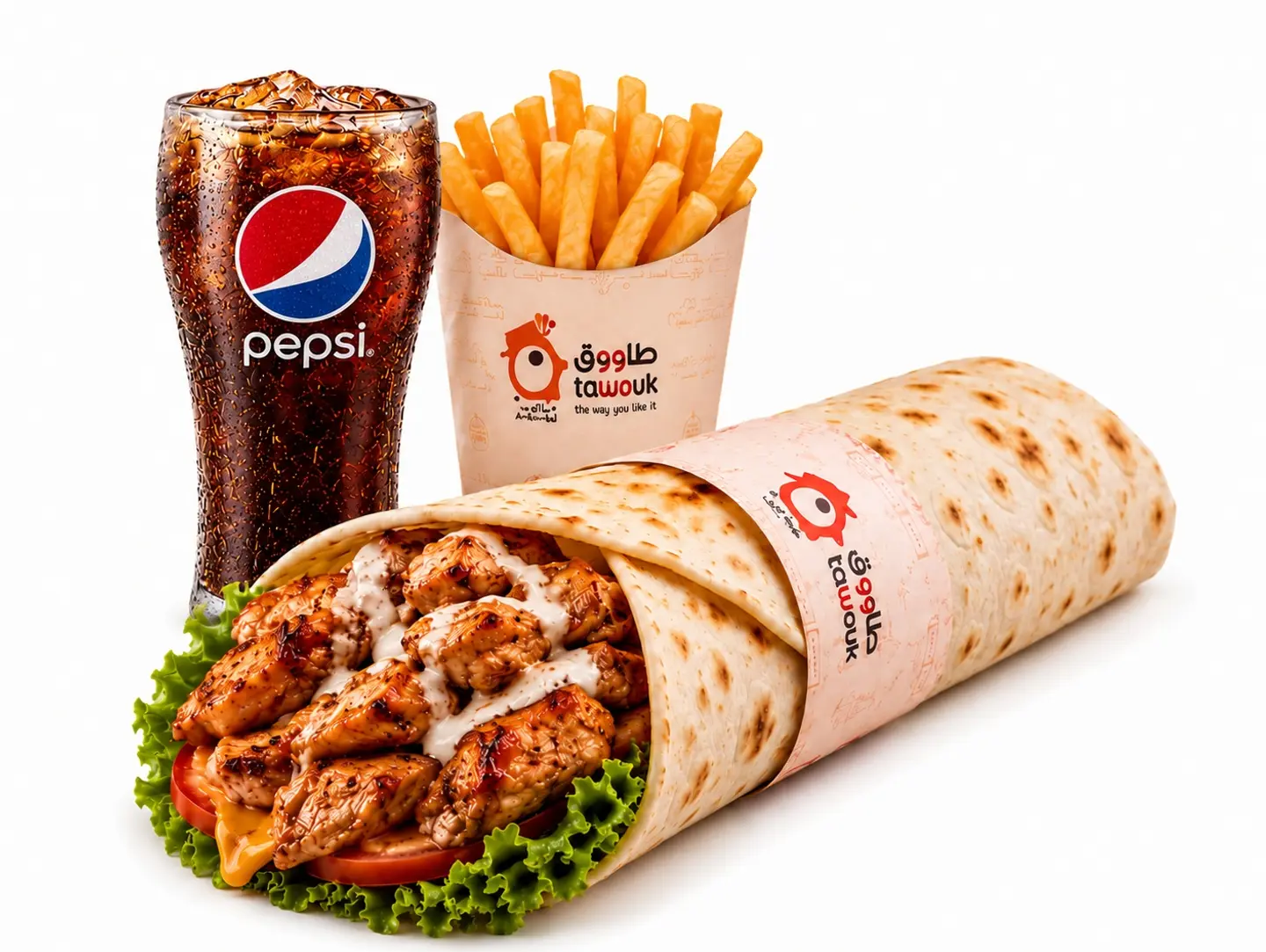 Tawouk Max Meal - Reg