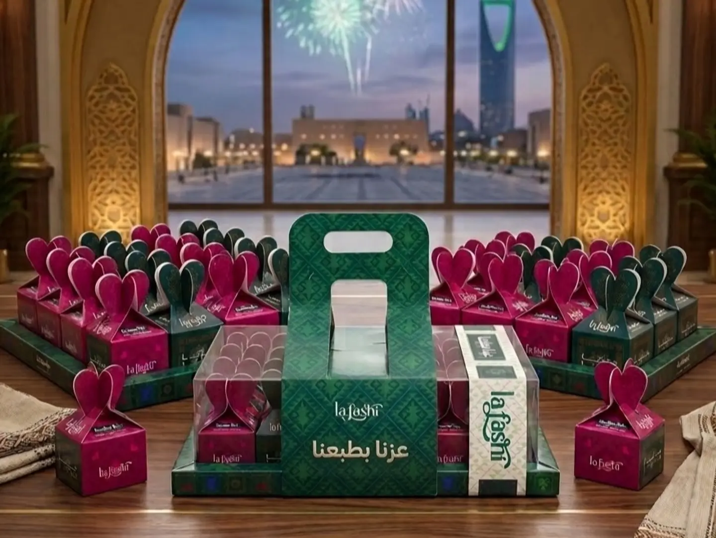 توزيعات اليوم الوطني السعودي96