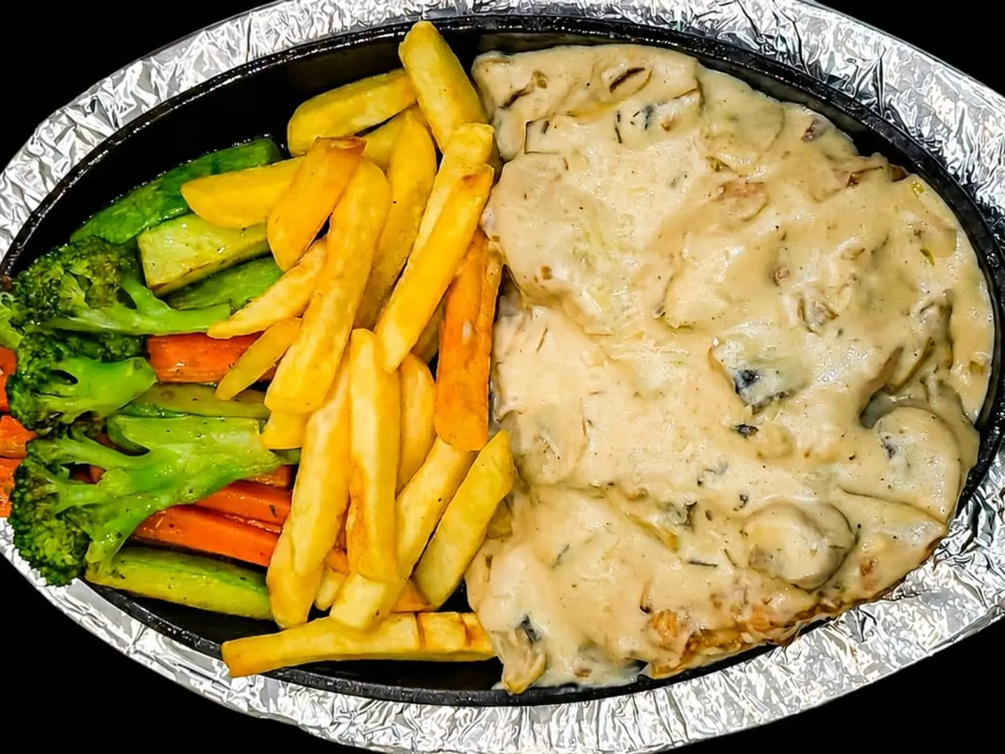 دجاج بالفطر