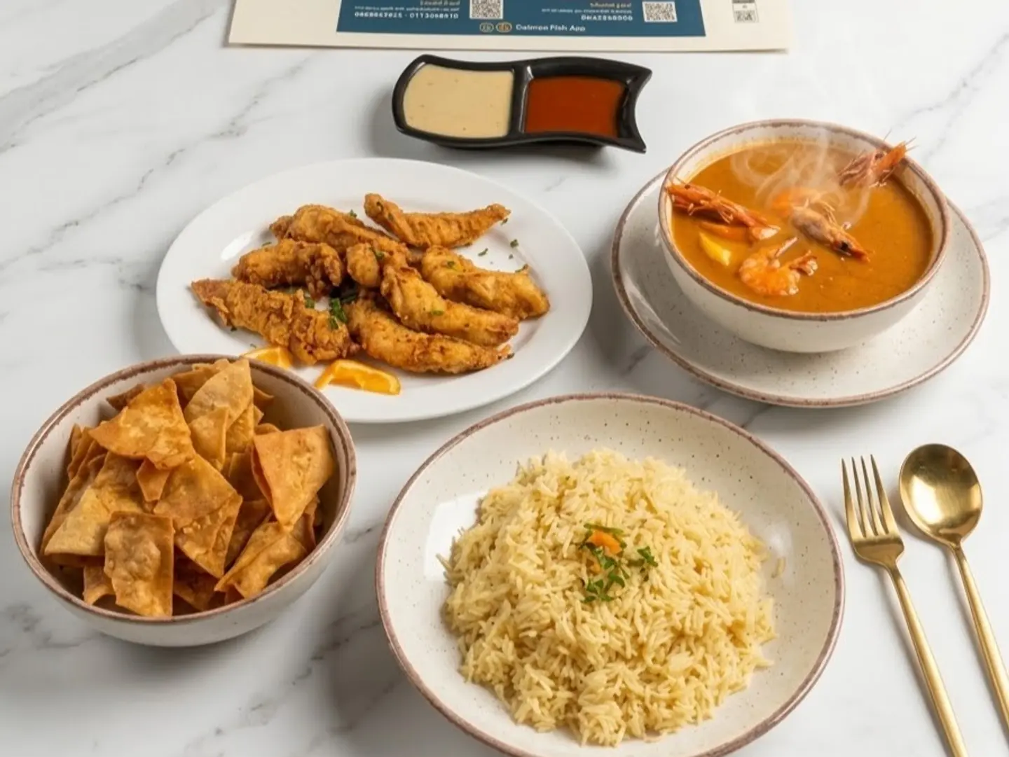National Offer 1 Fillet Meal With Shrimp Soup