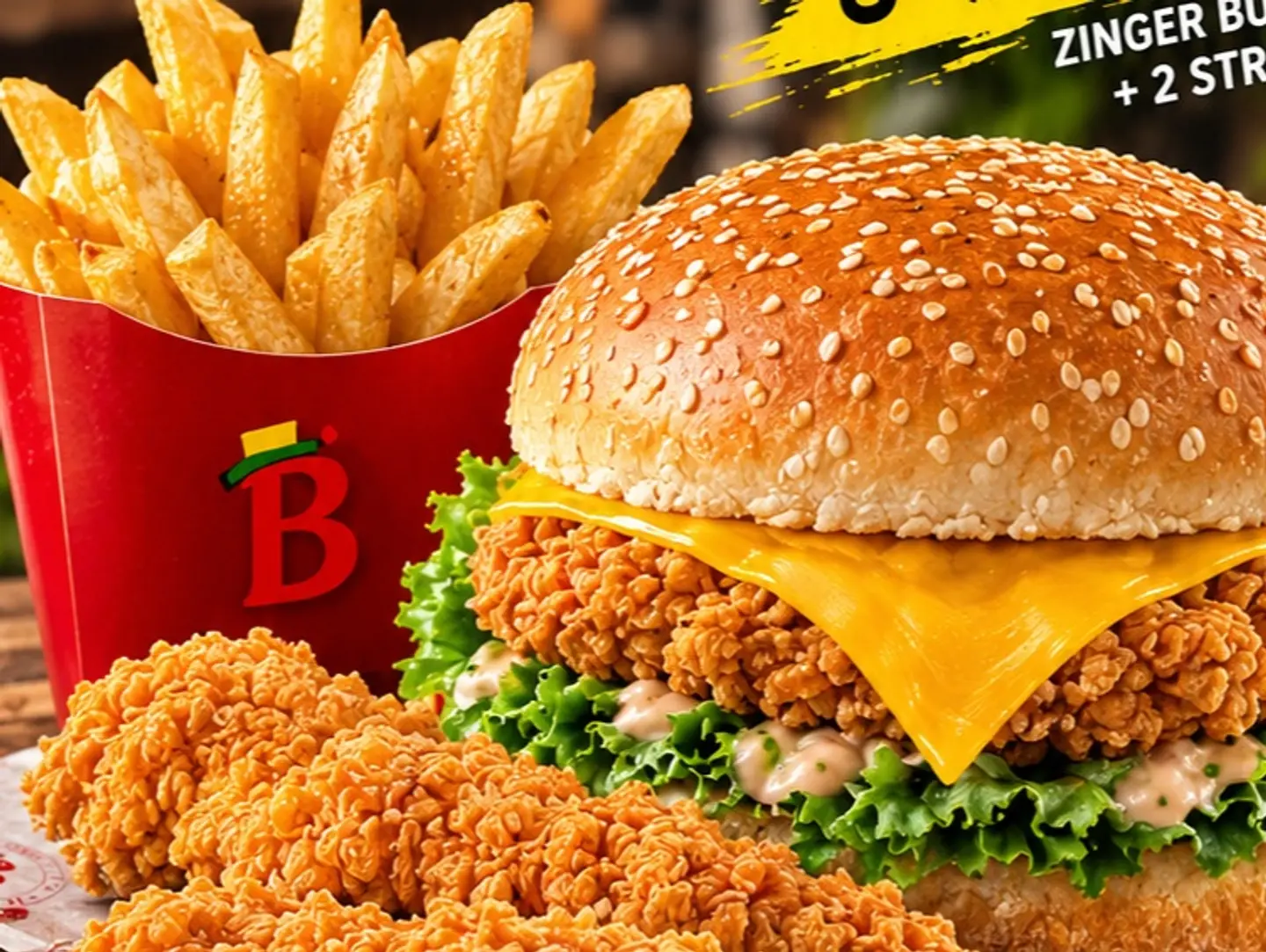 Crunch Zinger Burger