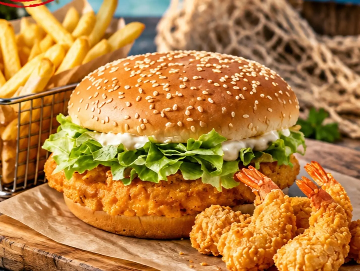 Crunch Fish Burger
