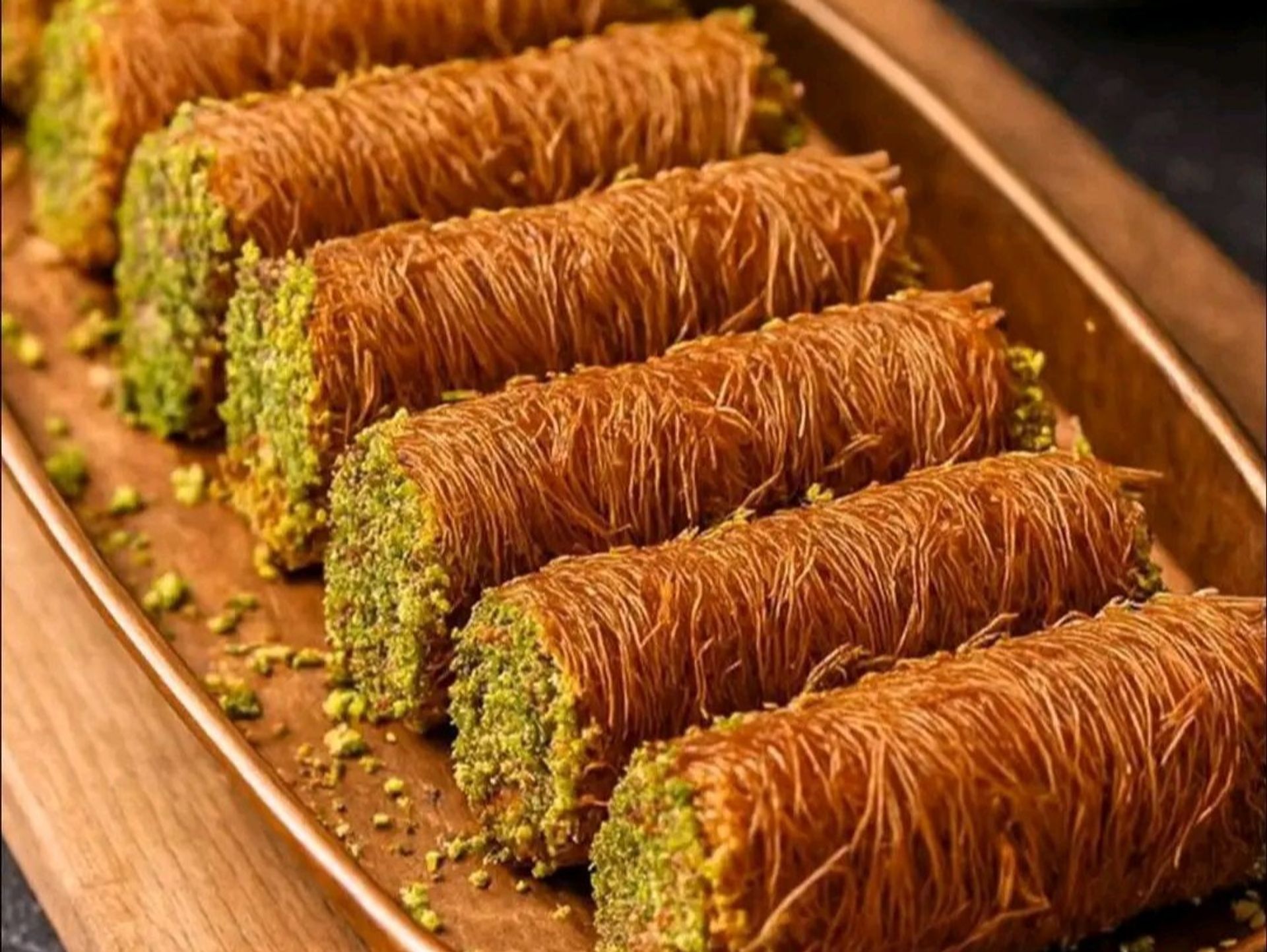 كنافة رول قشطة - نصف كيلو