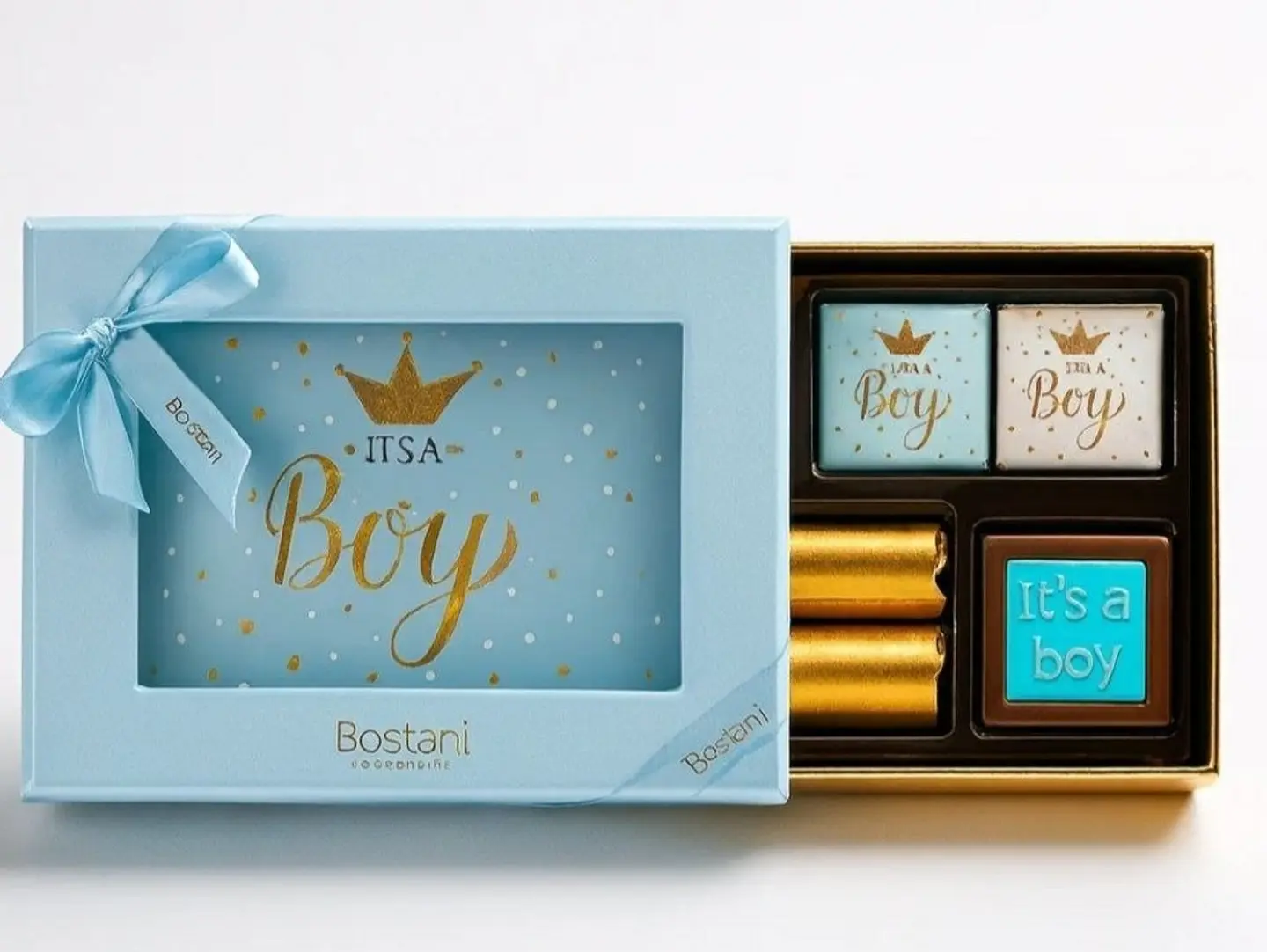 Bostani Boys' Chocolate Box, 16 Pieces Of Chocolate