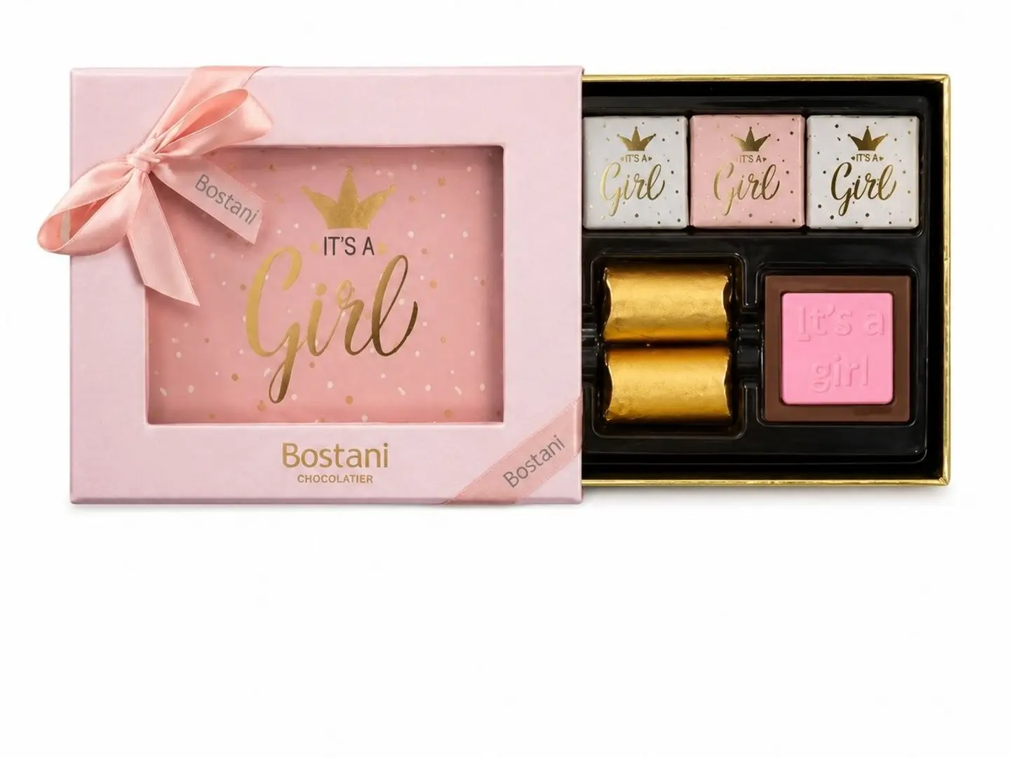 Bustani Girls Chocolate Box, 16 Pieces Of Chocolate