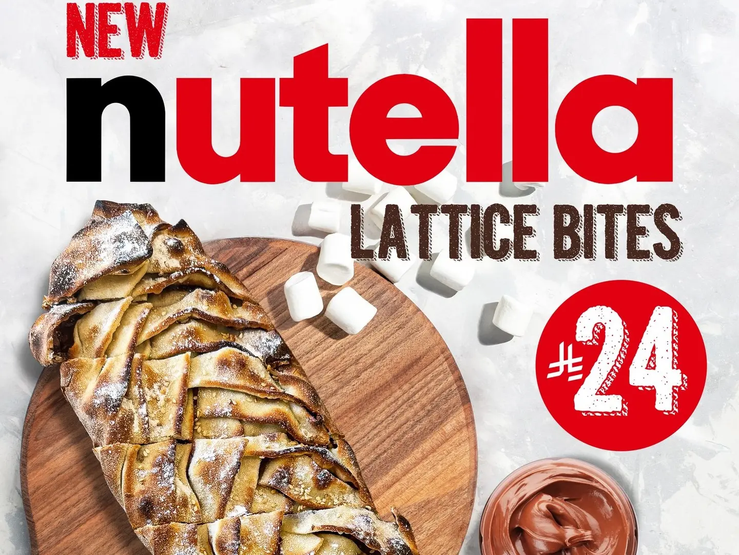 Nutella Lattice Bites