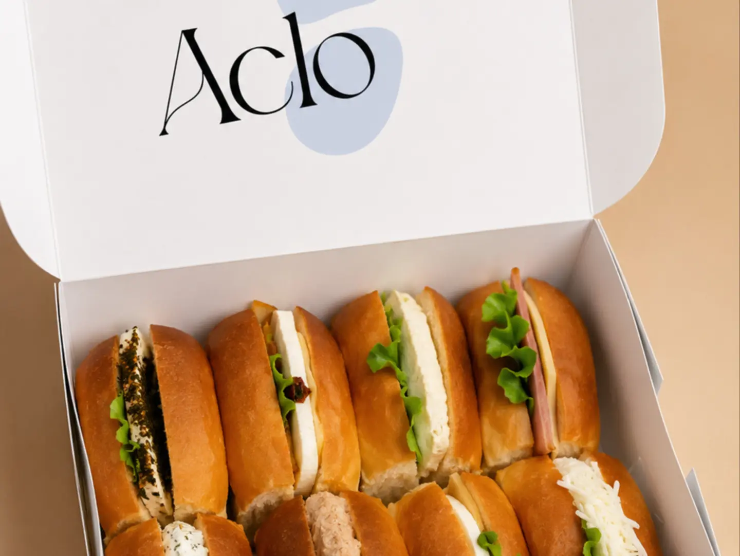 Aclo Mini Sandwich Box   8 Pieces