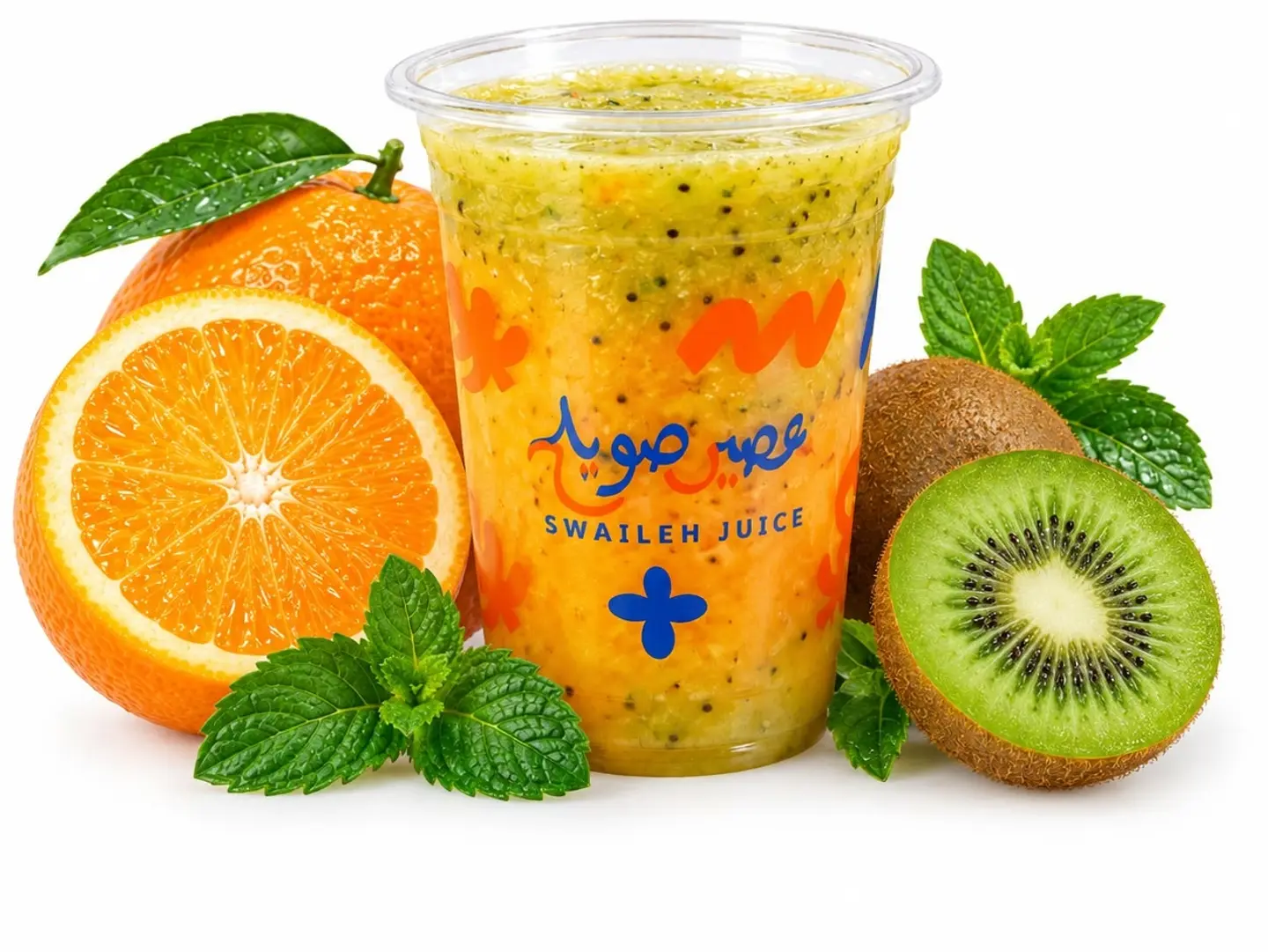 Orange With Kiwi With Mint - 330 Ml