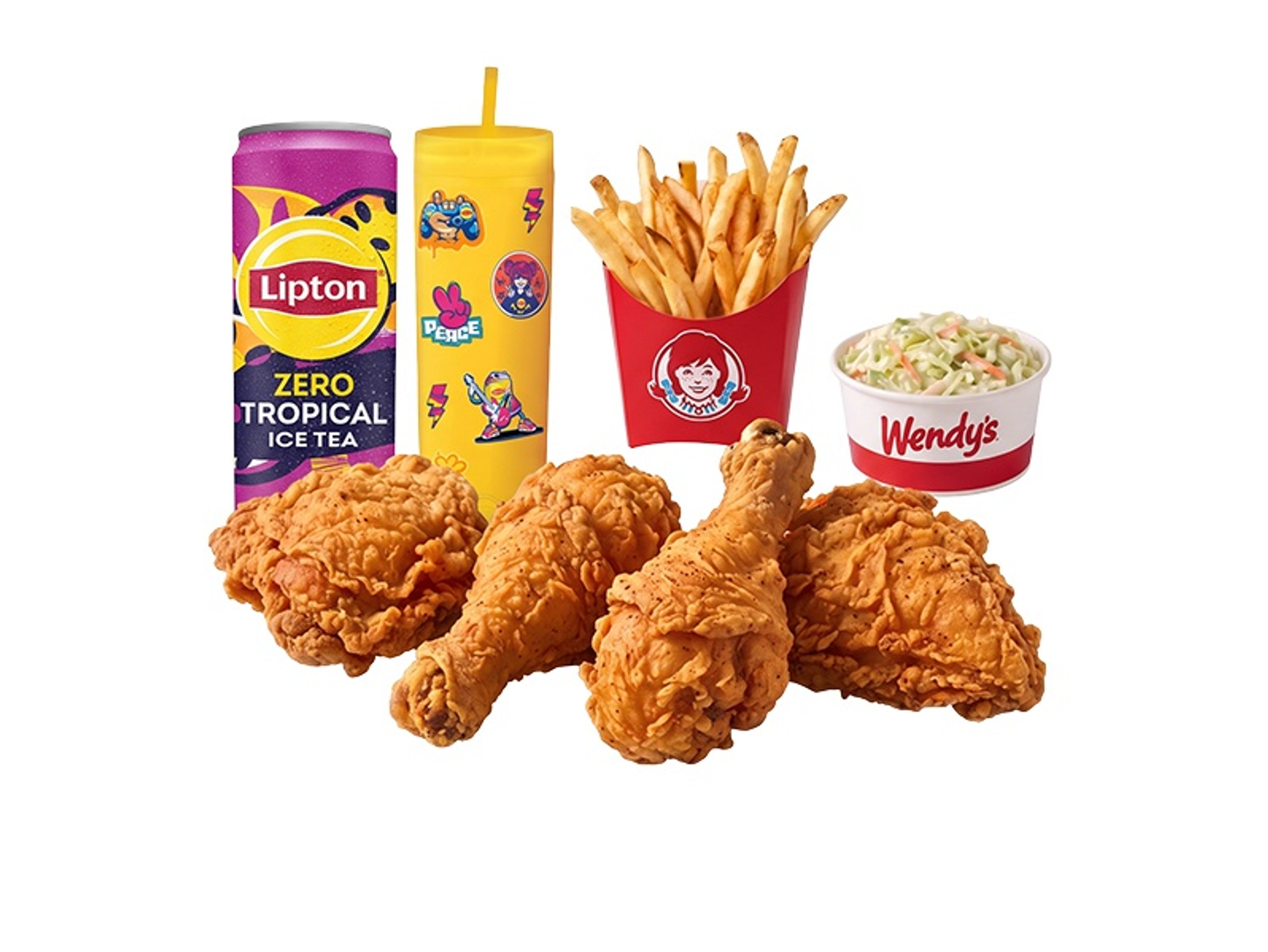 4 Pieces Chicken Meal - Medium Spicy
