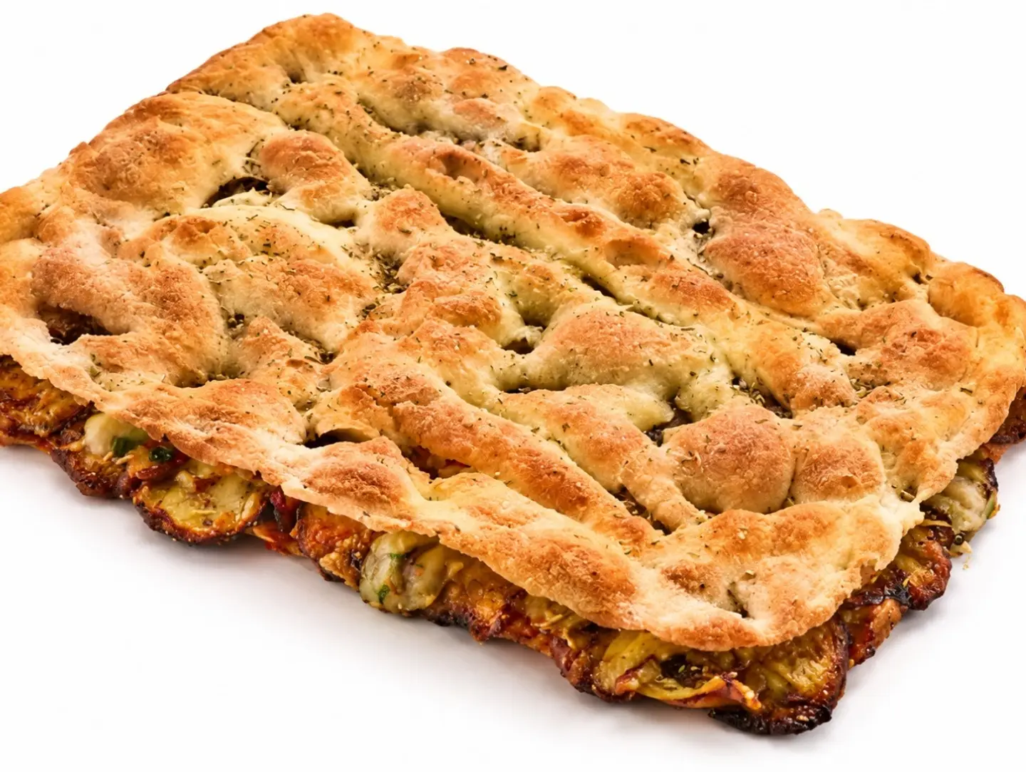 Focaccia Romana Eggplant Parm