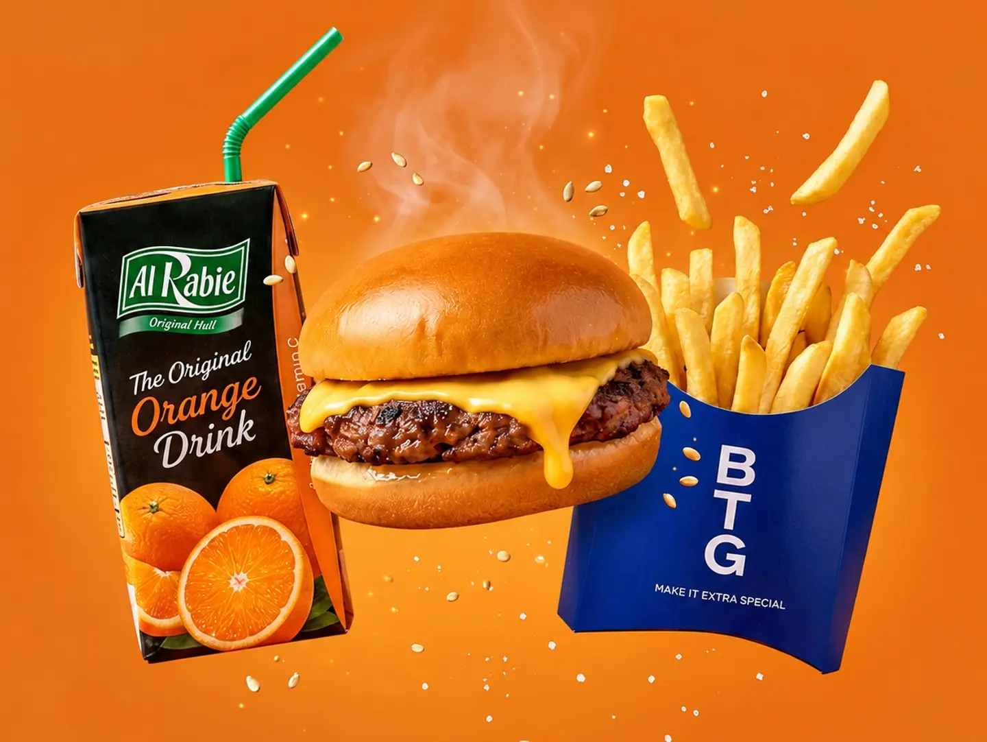 Kids Beef Burger Meal