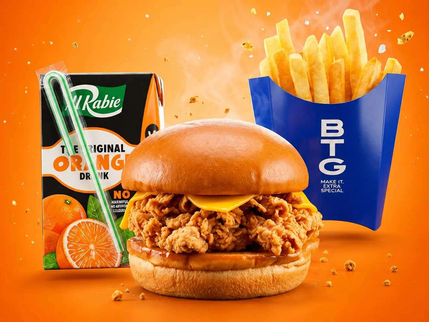 Kids Chicken Burger Meal