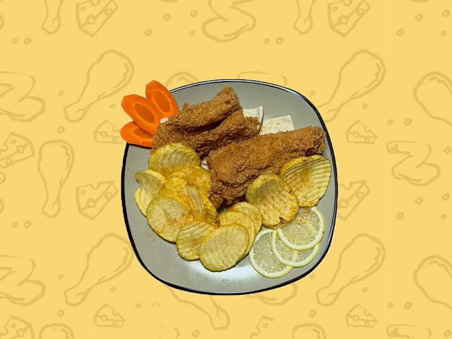 بروستد سمك
