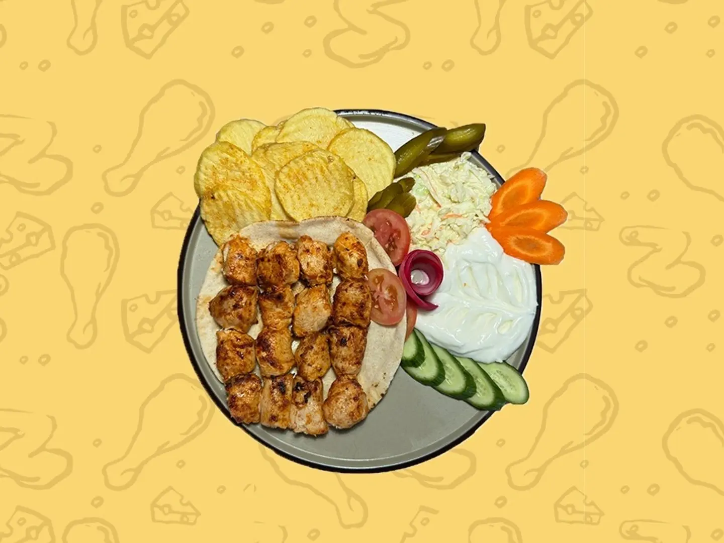 وجبه شيش طاووق