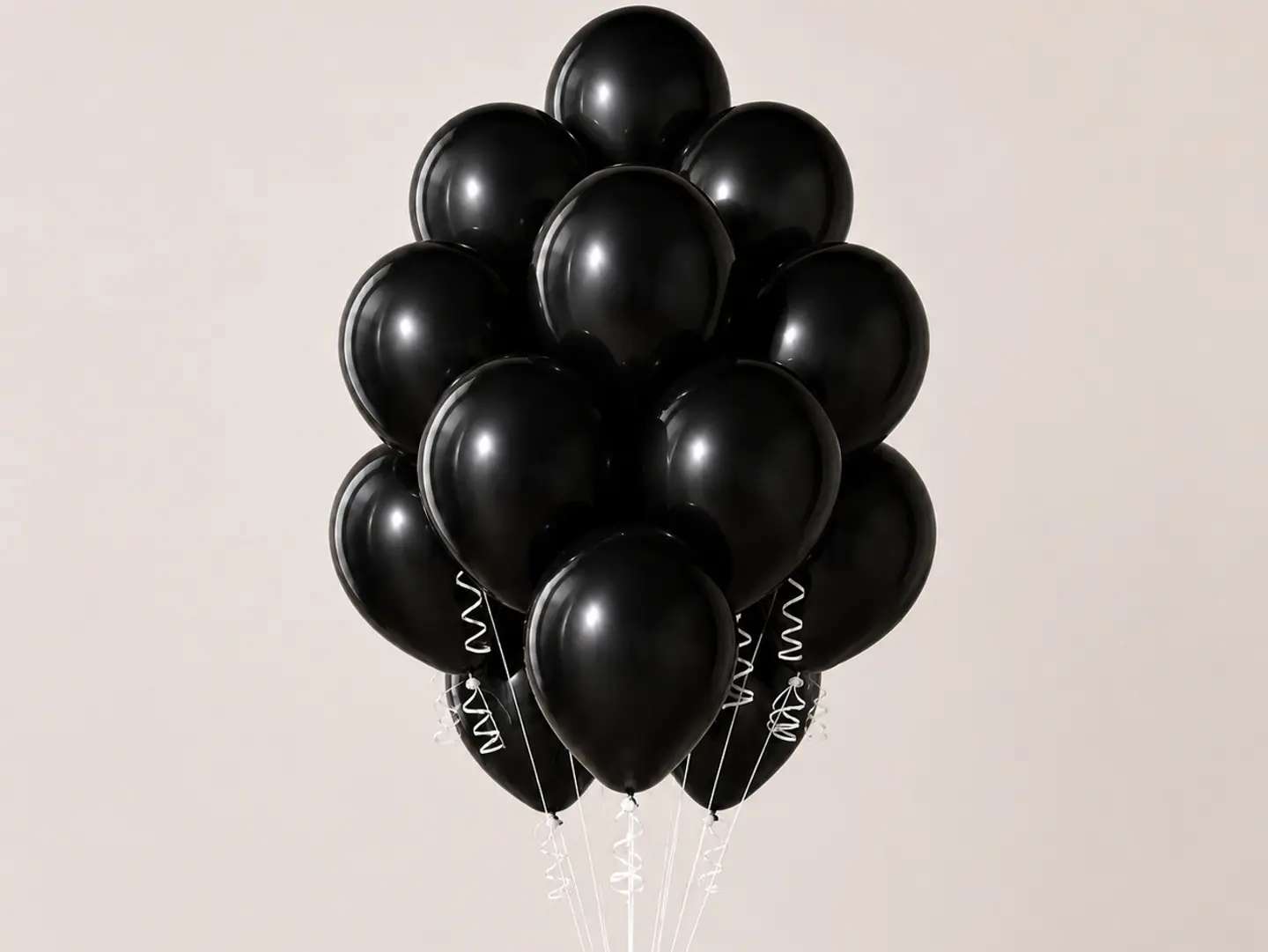 Black Helium Balloon Bouquet
