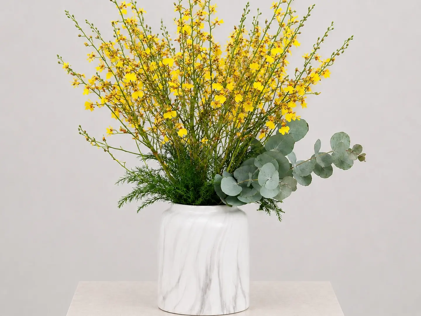 Yellow Flowers With Vase