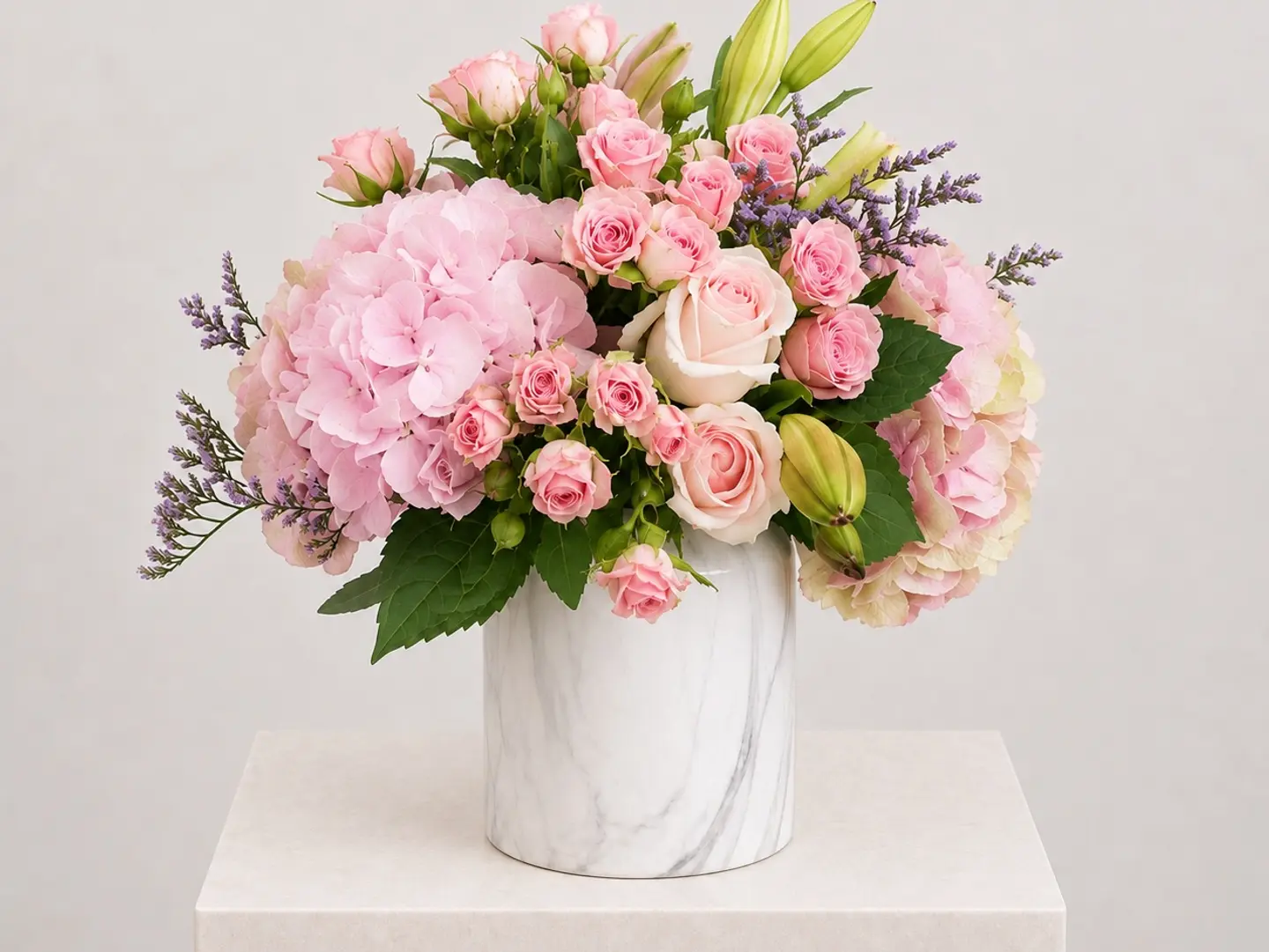 Vases Marble Rose