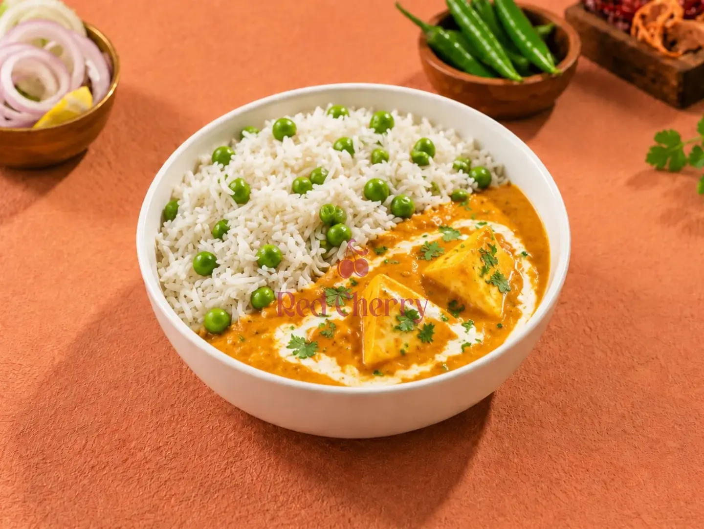شاهي بانير مع الأرز