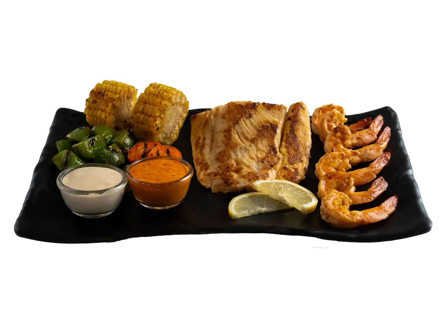 Grilled Hamour And Shrimp