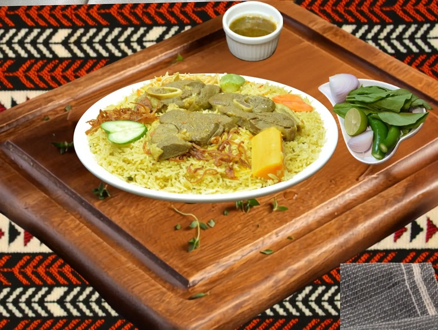 كبسة سعودي لحم نعيمي