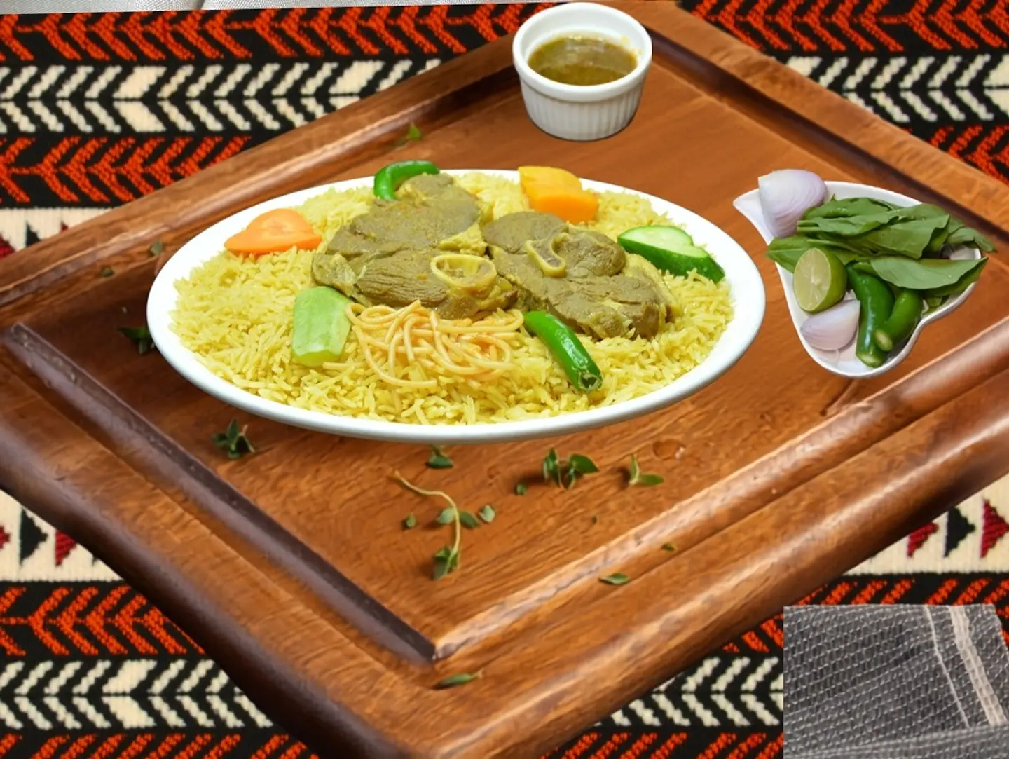 كبسة دمامية لحم نعيمي