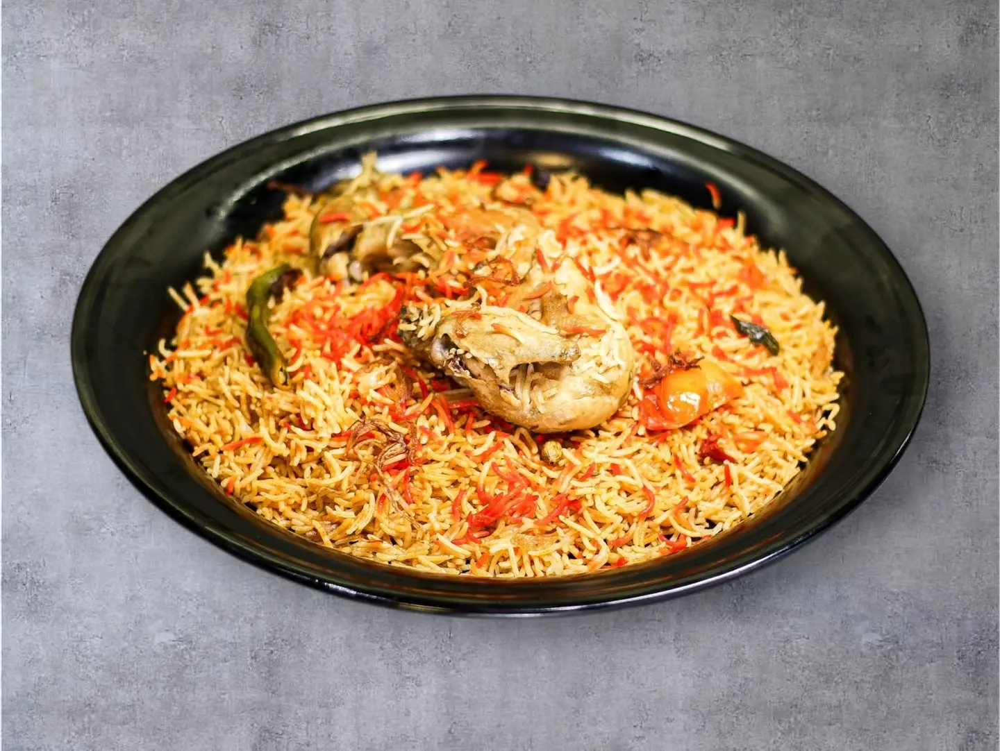 دجاج برياني مع رز (مفلفل) - ربع دجاجة