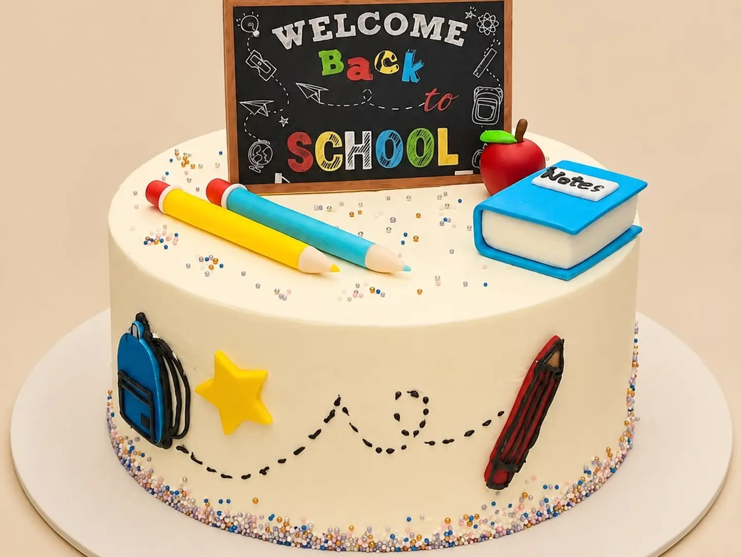 Back To School Cake