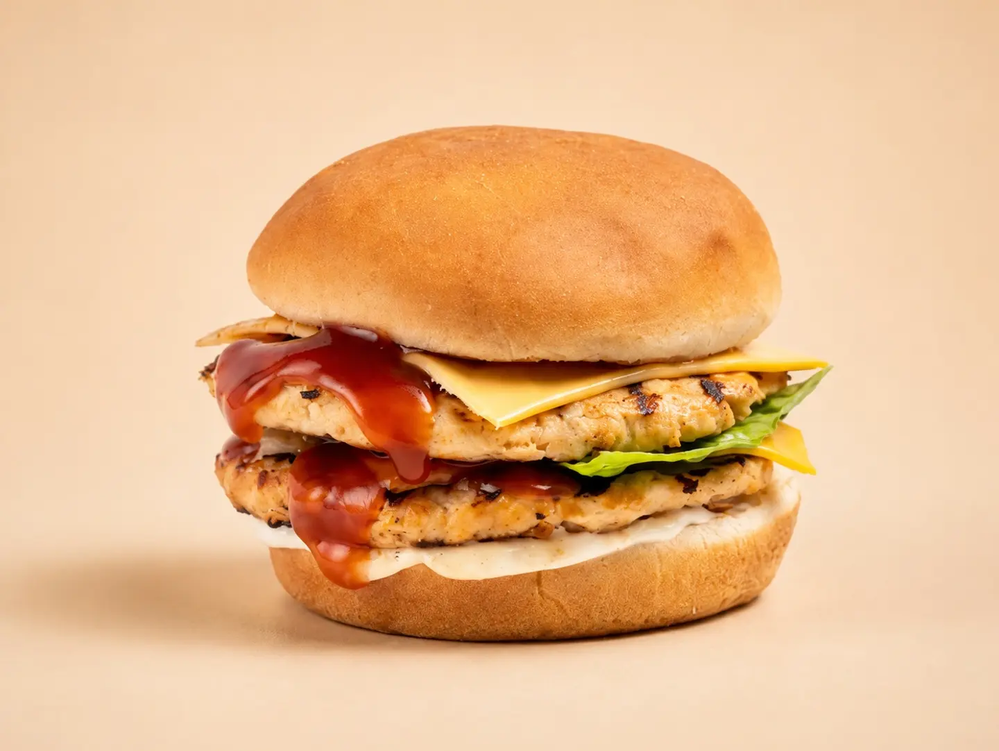 Grilled Chicken Burger - Double