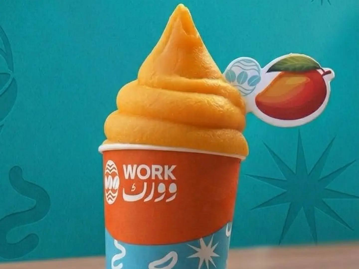 Ice Cream Work (Mango)