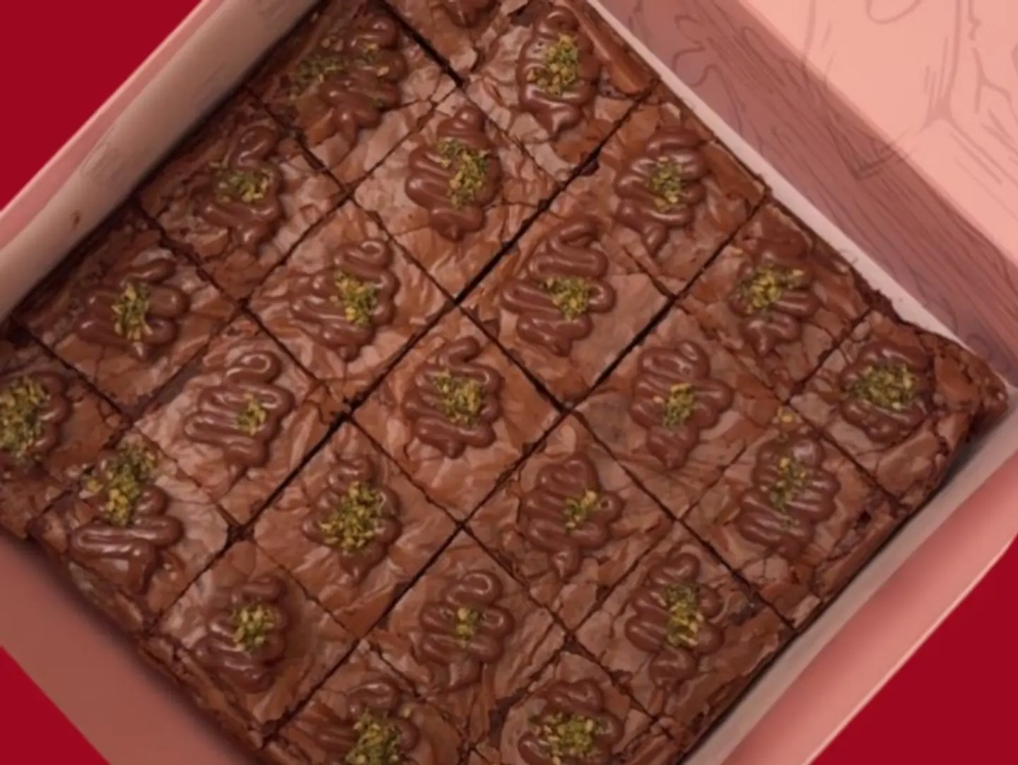 Chocolate And Zatar Brownies