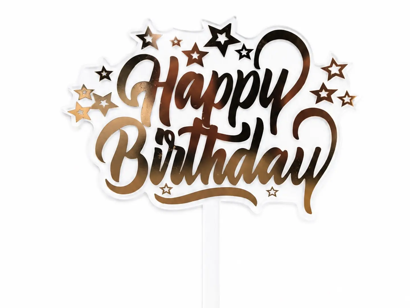 Happy Birthday Acrylic Topper