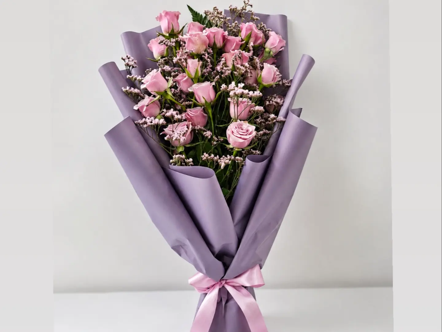 Baby Rose Bouquet Purple 111