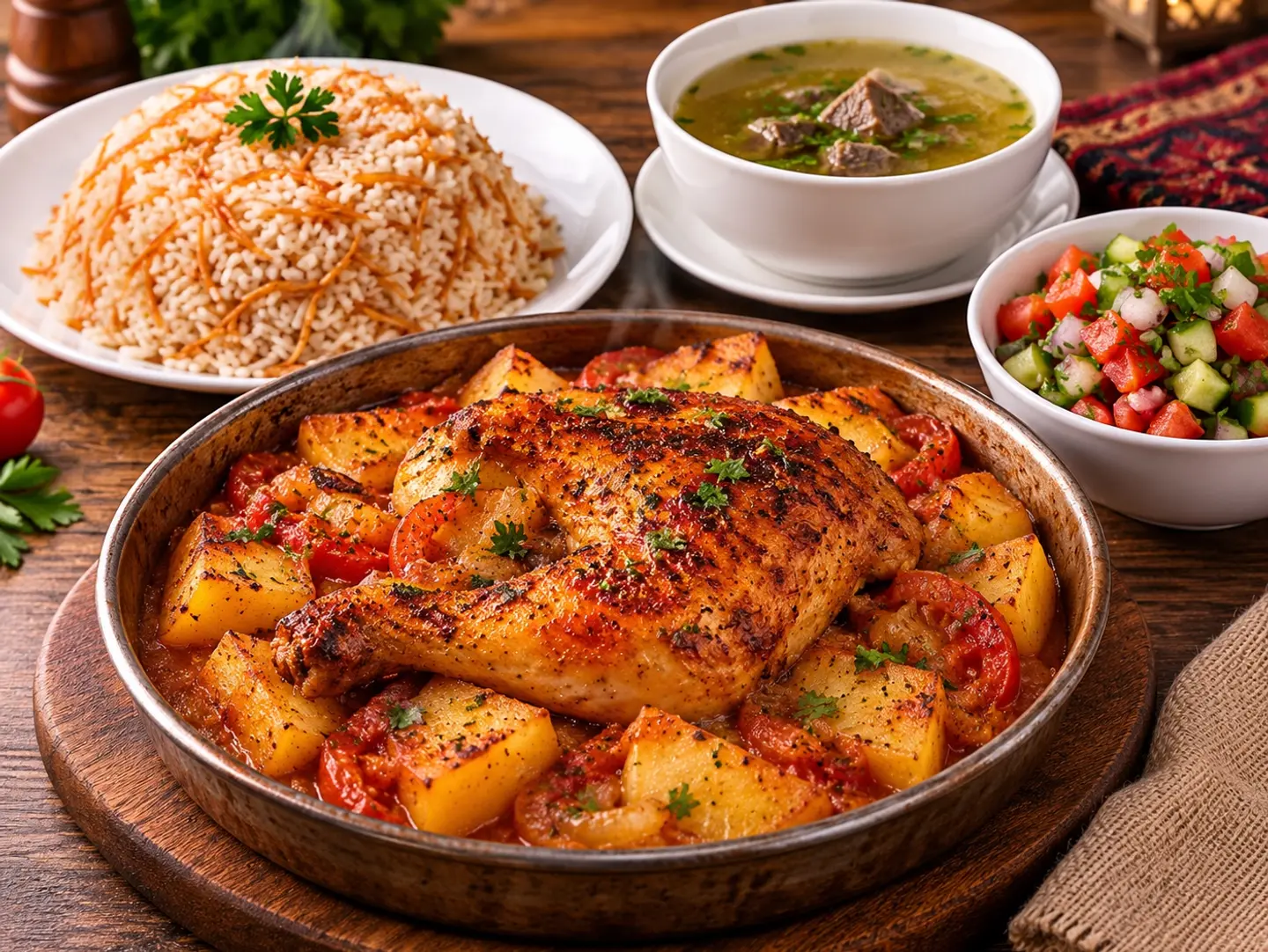 Quarter Chicken With Potatoes - Quarter Chicken With Potatoes