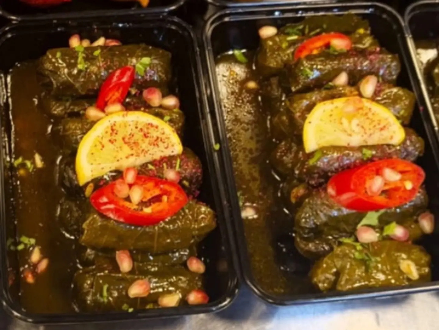 Pomegranate Molasses Grape Leaves - Small