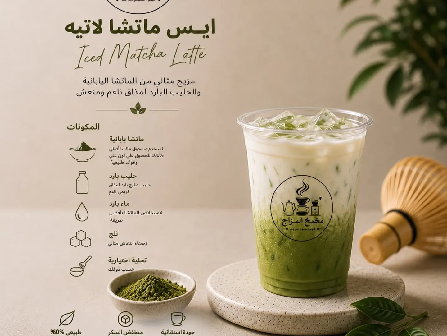 Matcha Strawberry Ice S