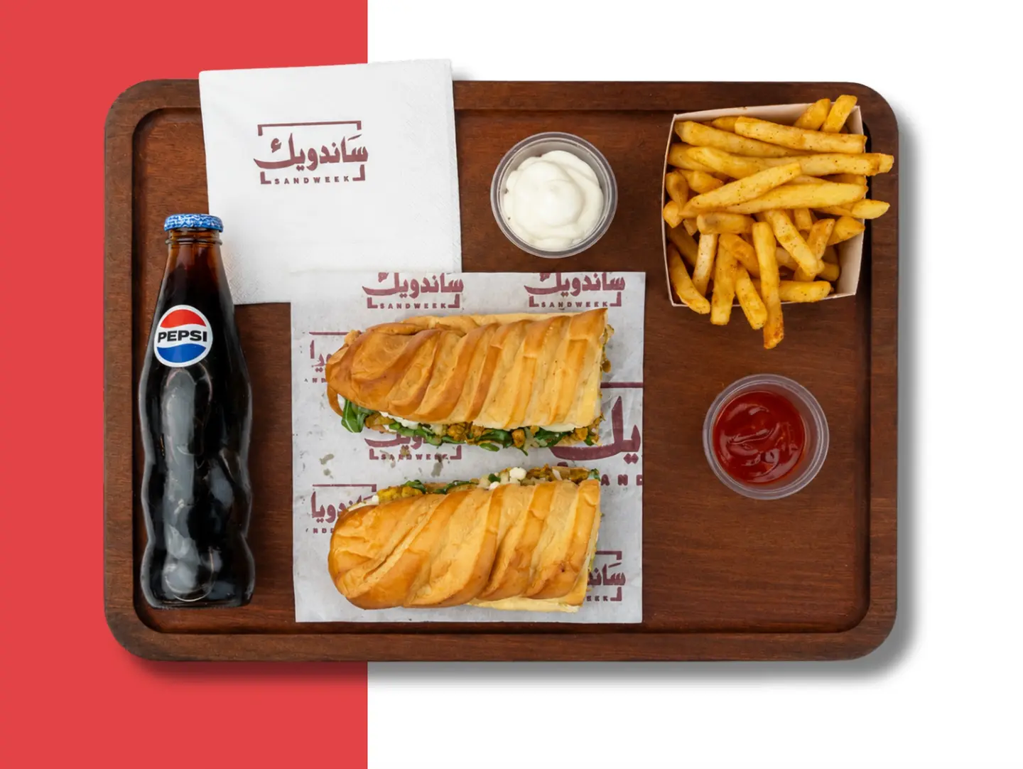 Chicken Panino Sandwich Meal