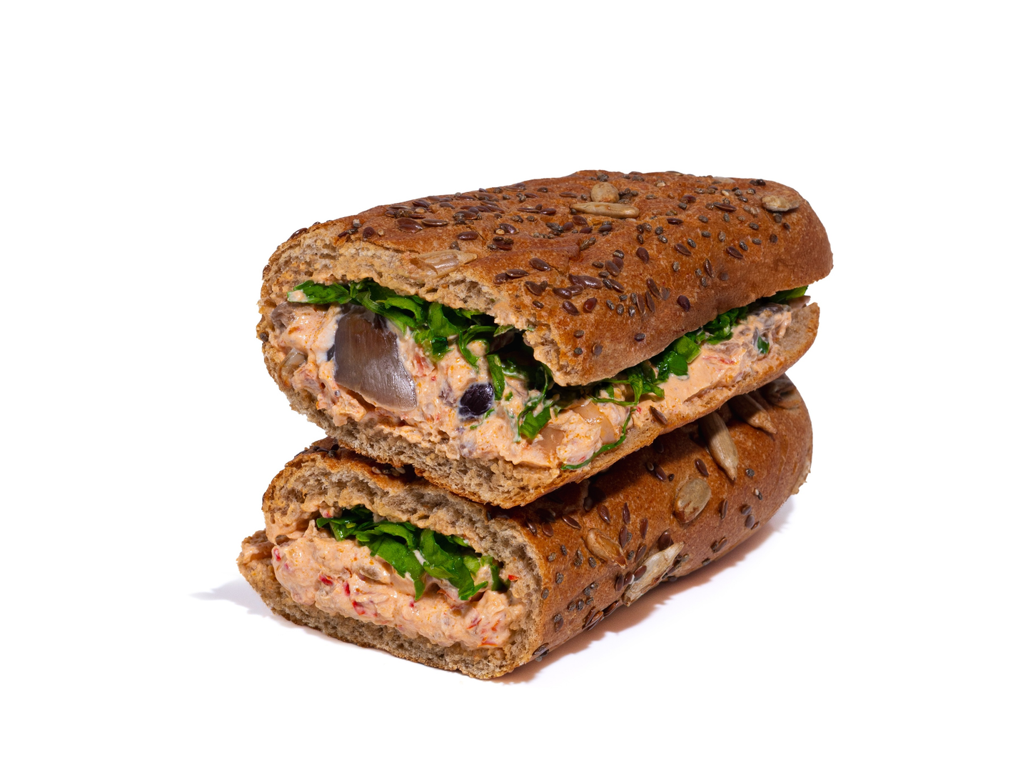 Labneh Sandwich With Makdous