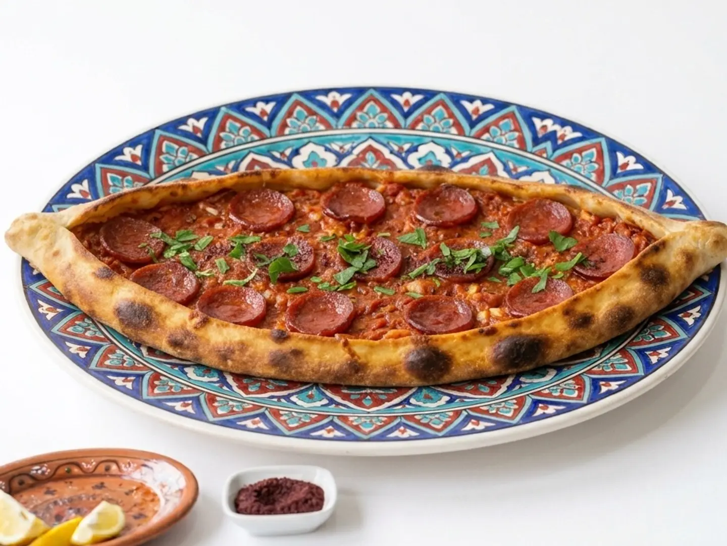Pide Turkish Pepperoni