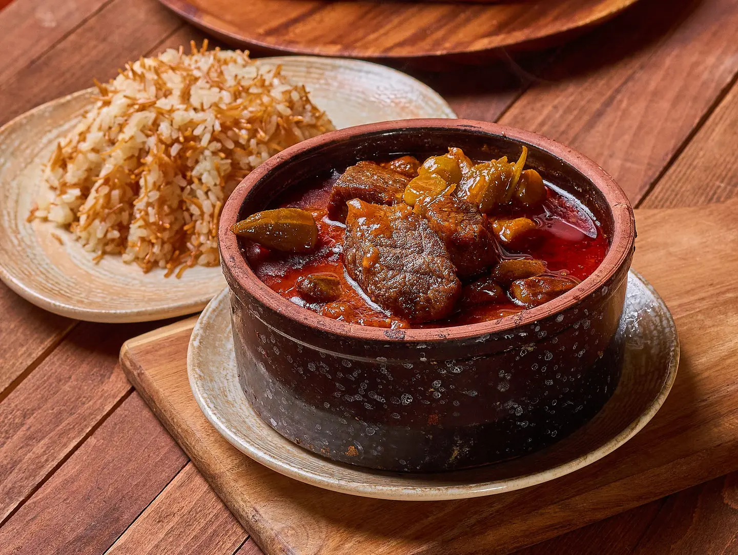 Okra With Meat