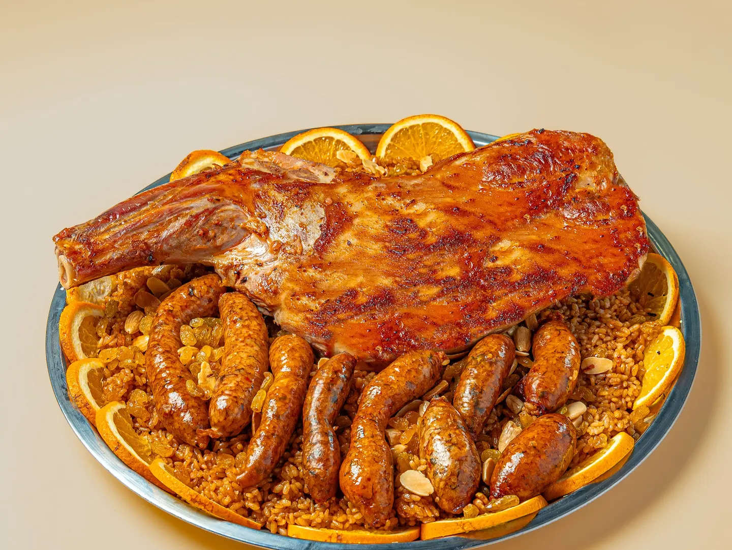 صينية كتف ضاني مع ممبار