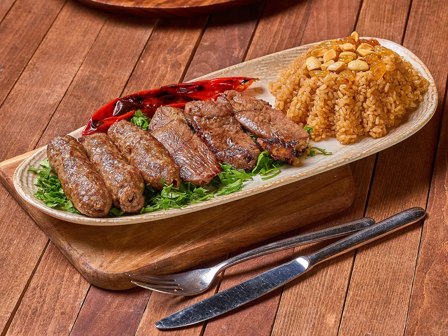 Mix Lamb Kabab With Kofta - Quarter Kilo