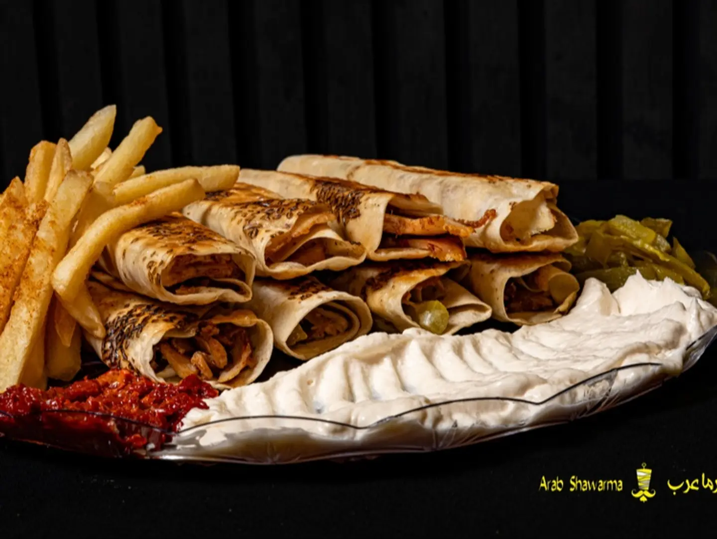 خرطيش شاورما لحم - 8 ساندوشات صغير