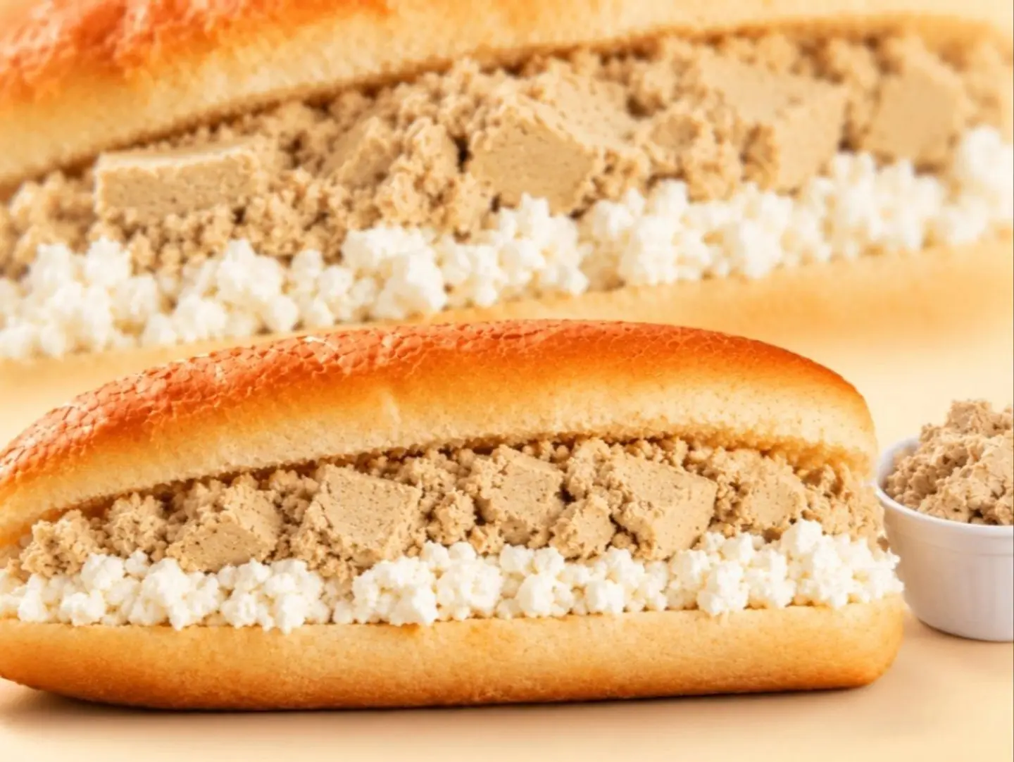 White Cheese & Halva Sandwich