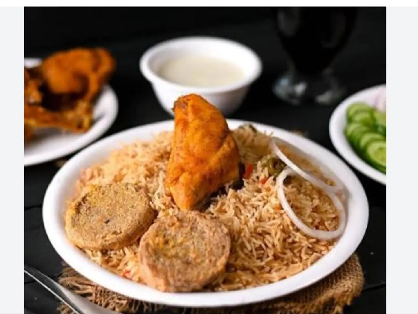 Savour Pulao With Shami Kabab