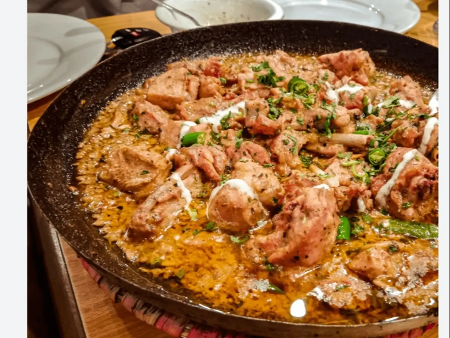 Butt Chicken Karahi Half