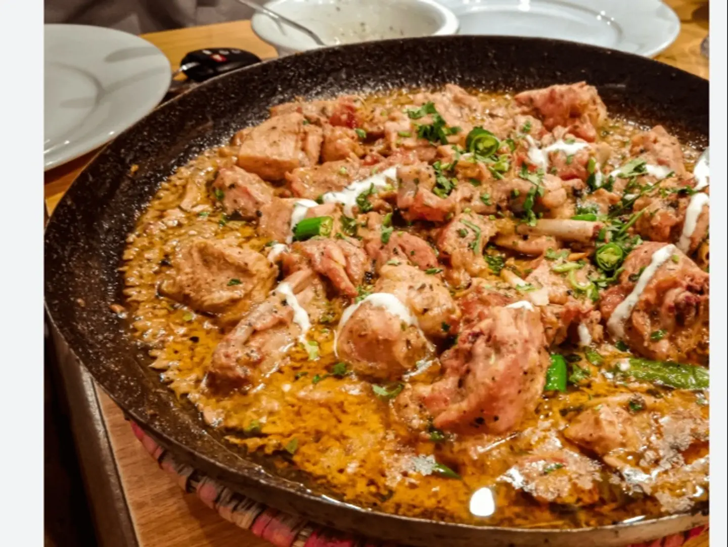Butt Chicken Karahi Full